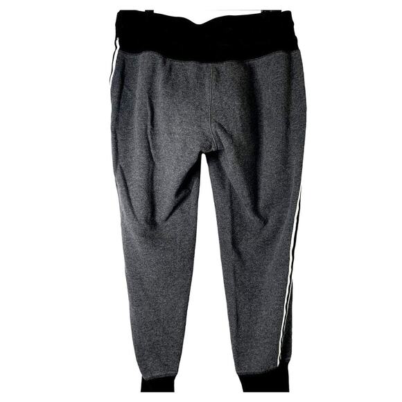 REEBOK‎ Women's grey jogger/loungewear/pants wi/white side stripe Sz Large - Picture 4 of 7